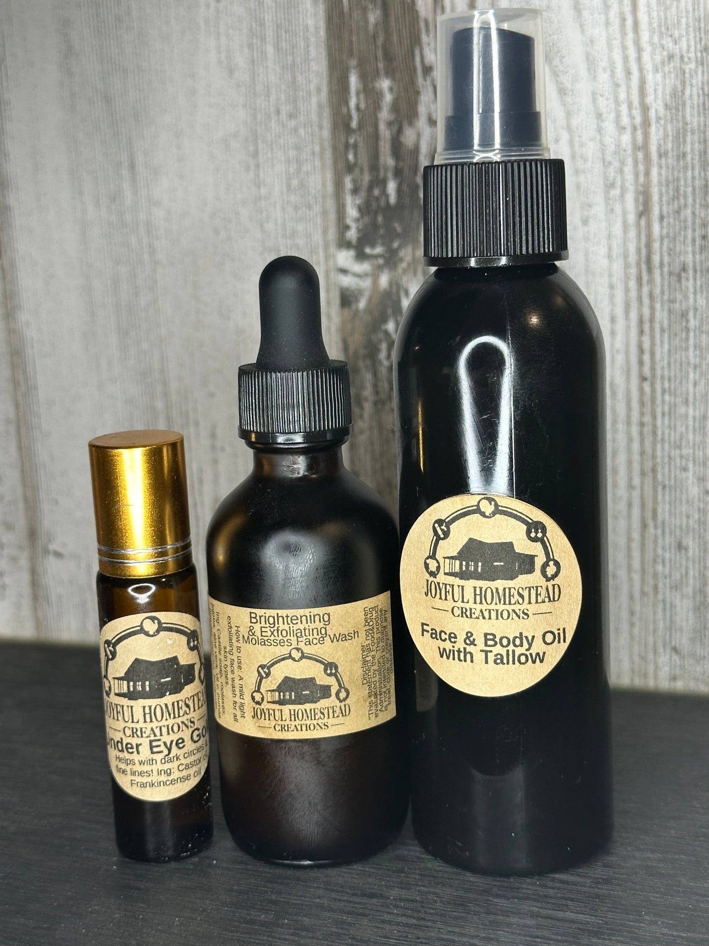 Face and body oil with tallow 4oz spray