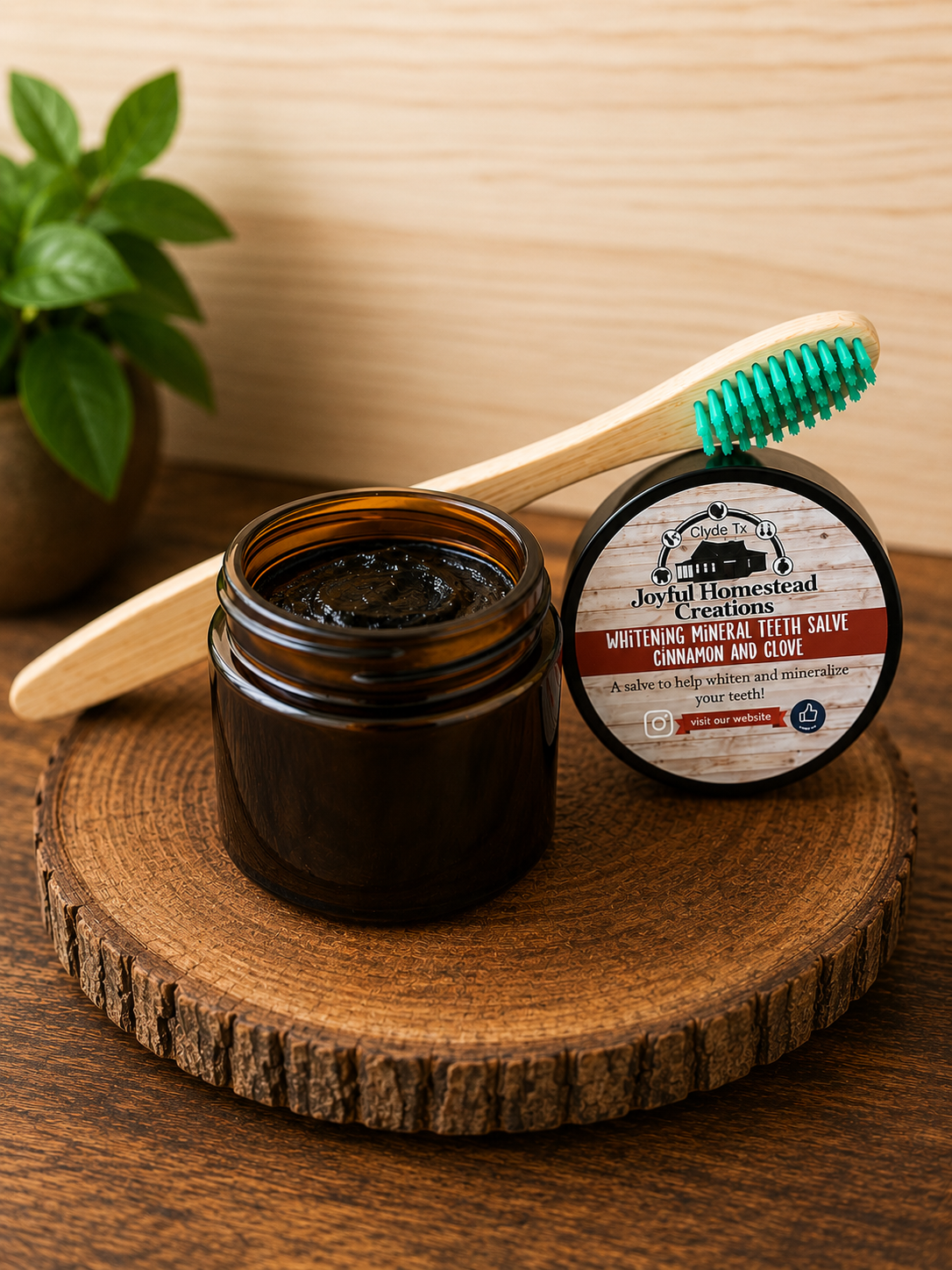 Natural Whitening Mineral Teeth Salve