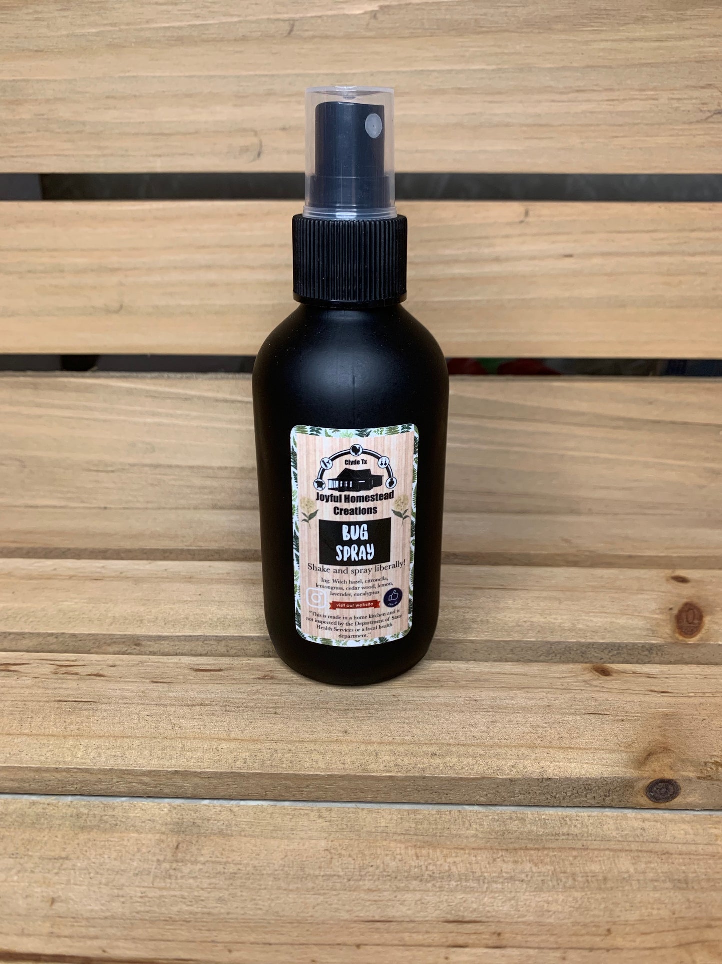Bug Spray 4 oz Click and WATCH the video!!!!