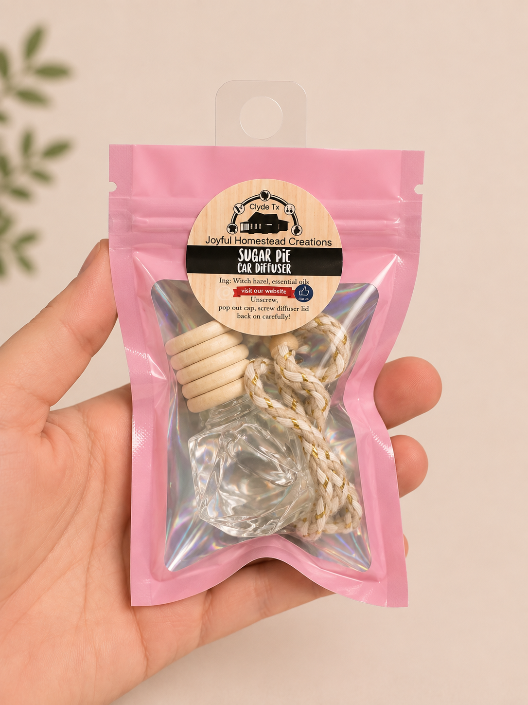 Essential Oil Car Diffuser