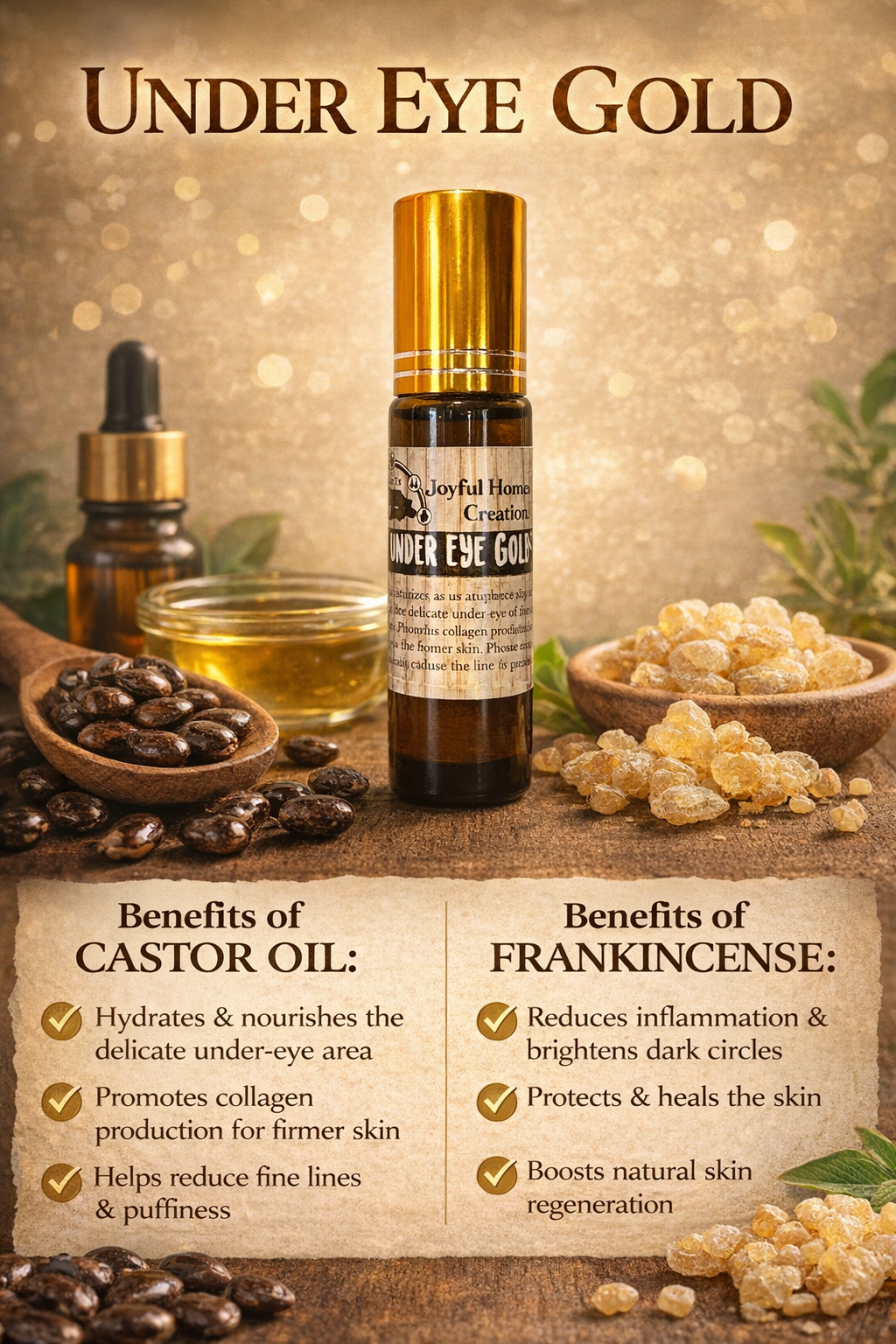 Under Eye Gold (Castor Oil and Frankincense)