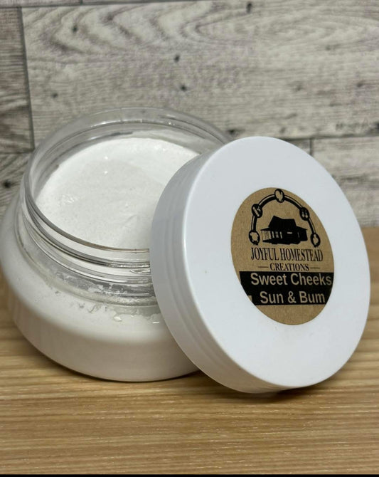 Sweet Cheeks SUN and BUM Salve 6oz (Butt Rash Cream and sun protection) (Shipped in cooler)