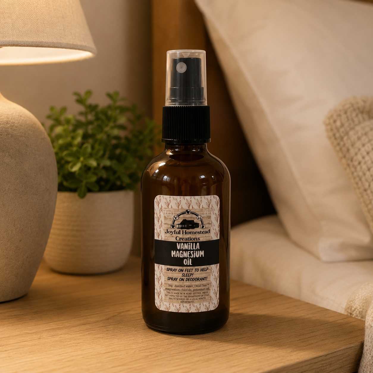 Magnesium Oil (a great spray on Deodorant)