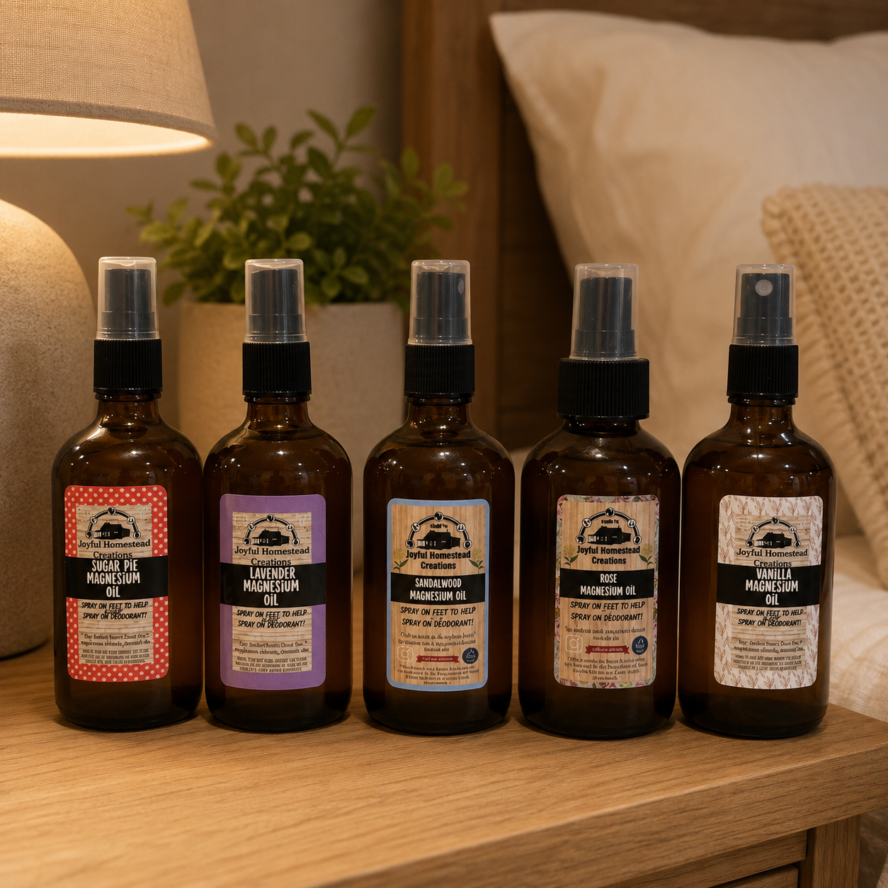 Magnesium Oil (a great spray on Deodorant)
