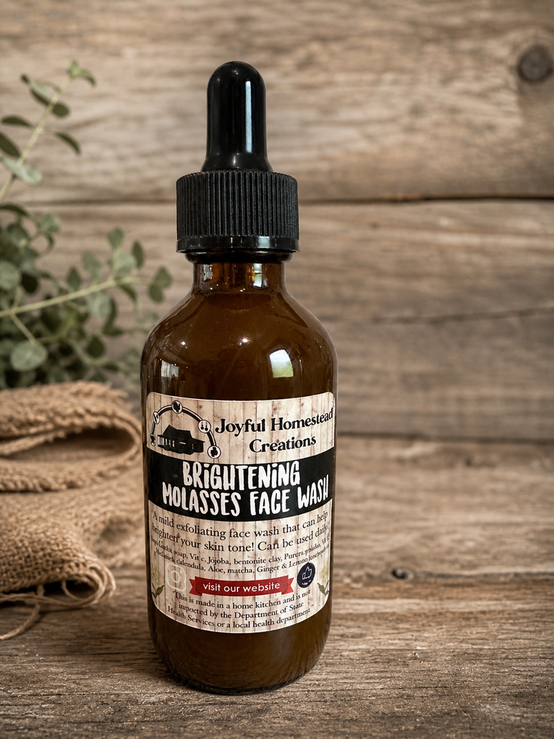 Brightening and Exfoliating Molasses Face Wash 2 oz