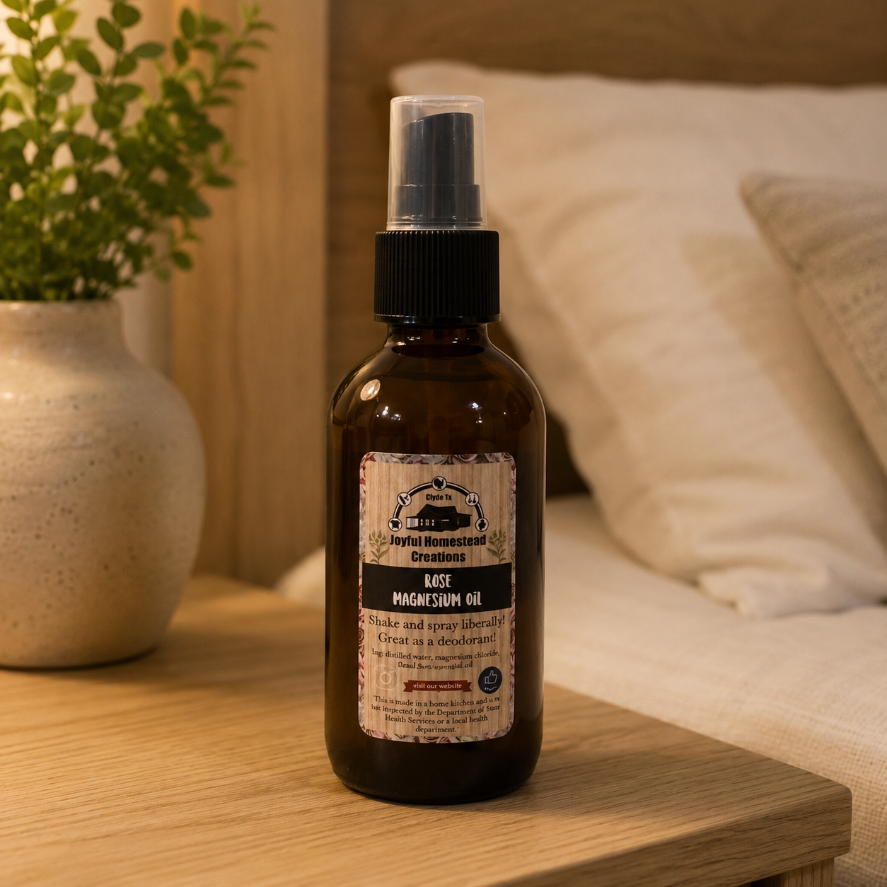 Magnesium Oil (a great spray on Deodorant)