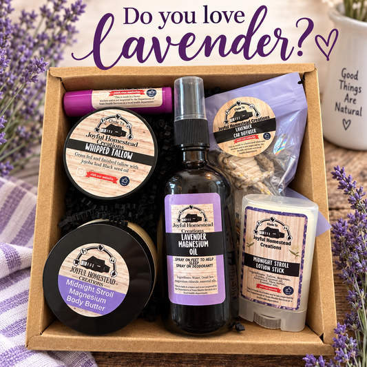 Lavender gift box