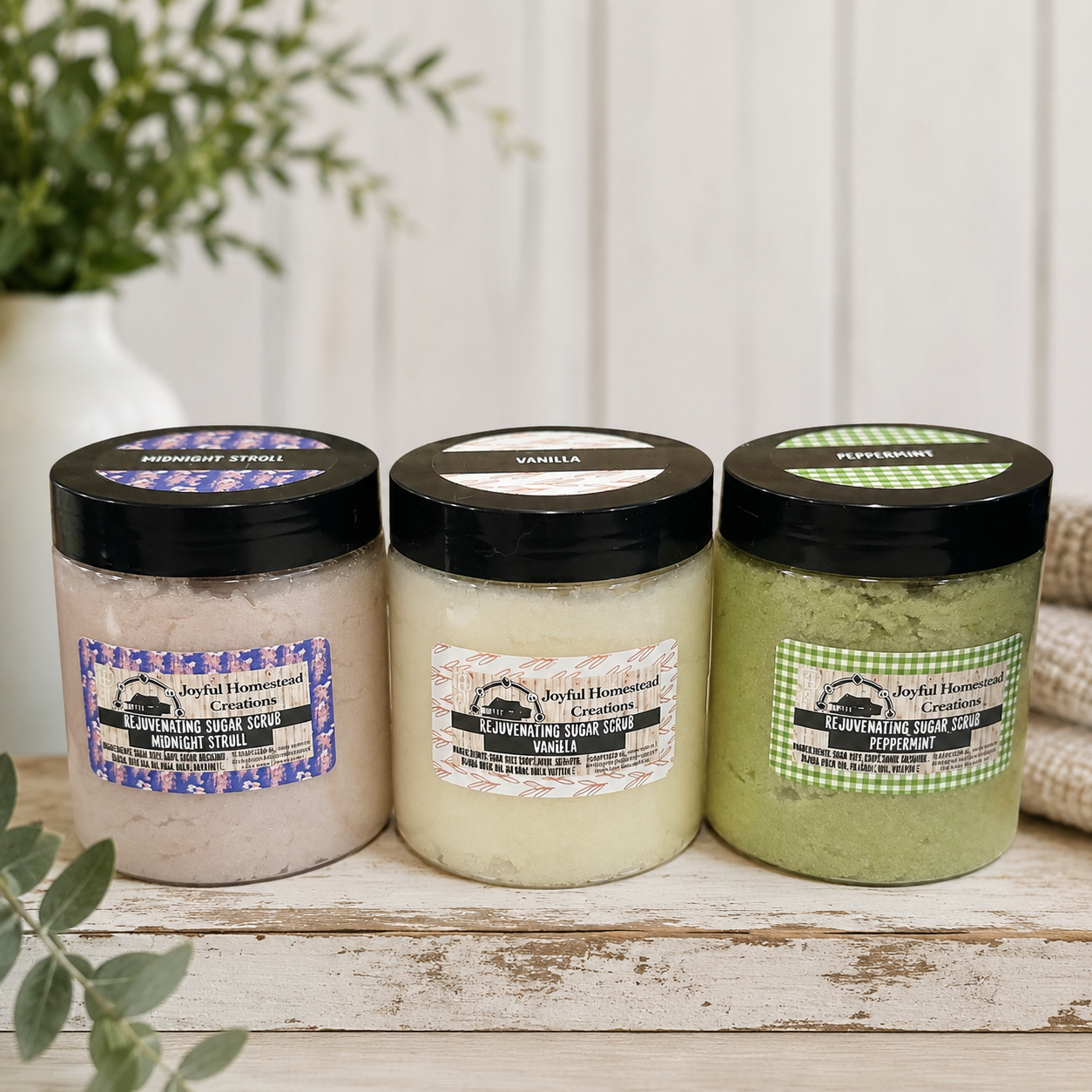 Whipped Shea Moisturizing Sugar Scrub with Blackseed oil  8oz