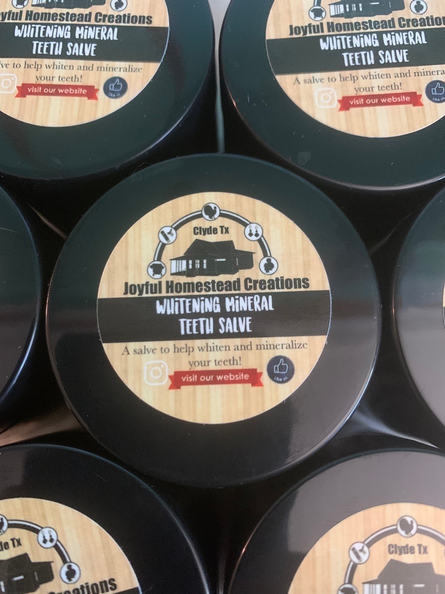 Natural Whitening Mineral Teeth Salve