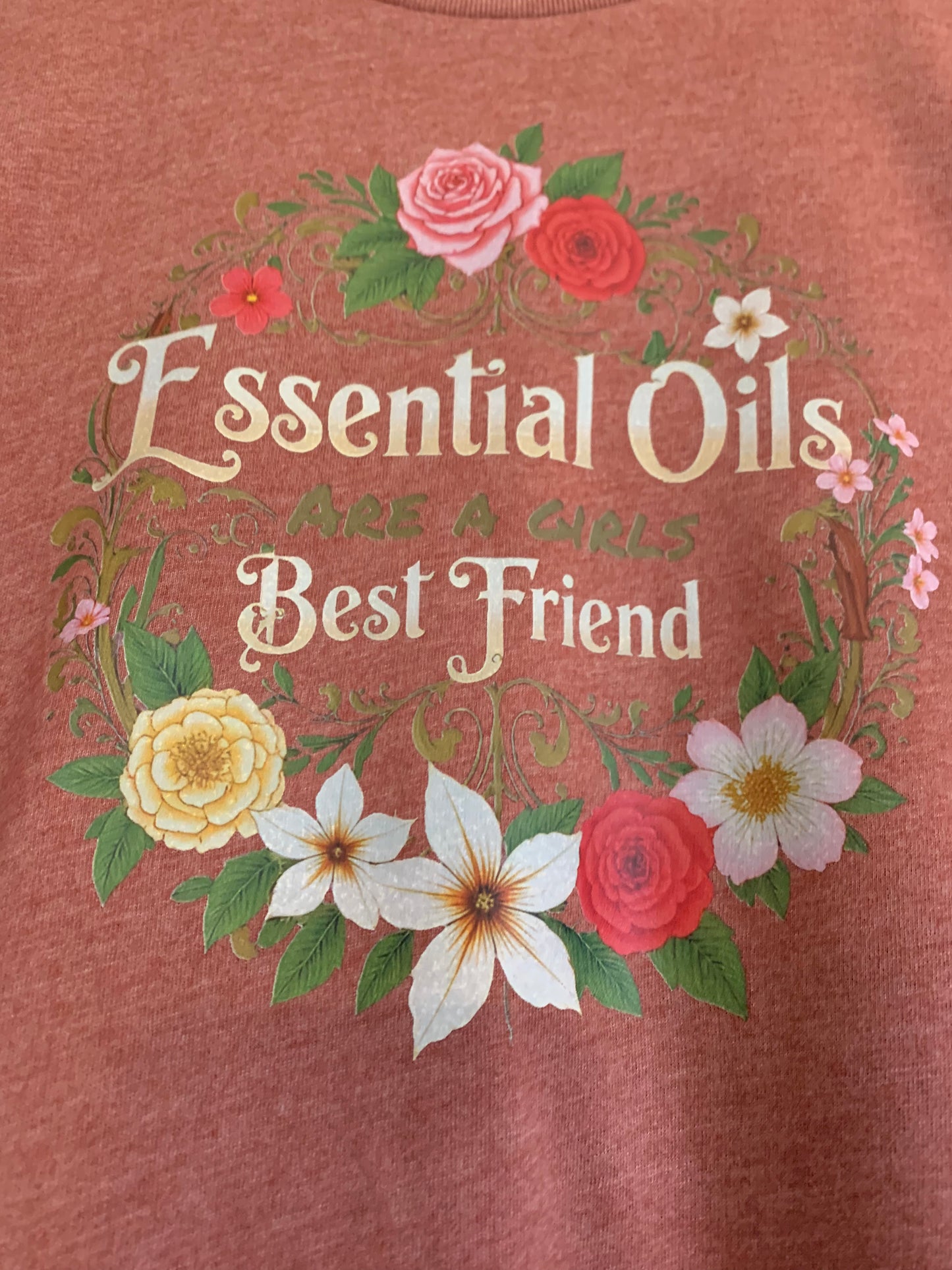 T-shirt Essential oils are a girls best friend!!