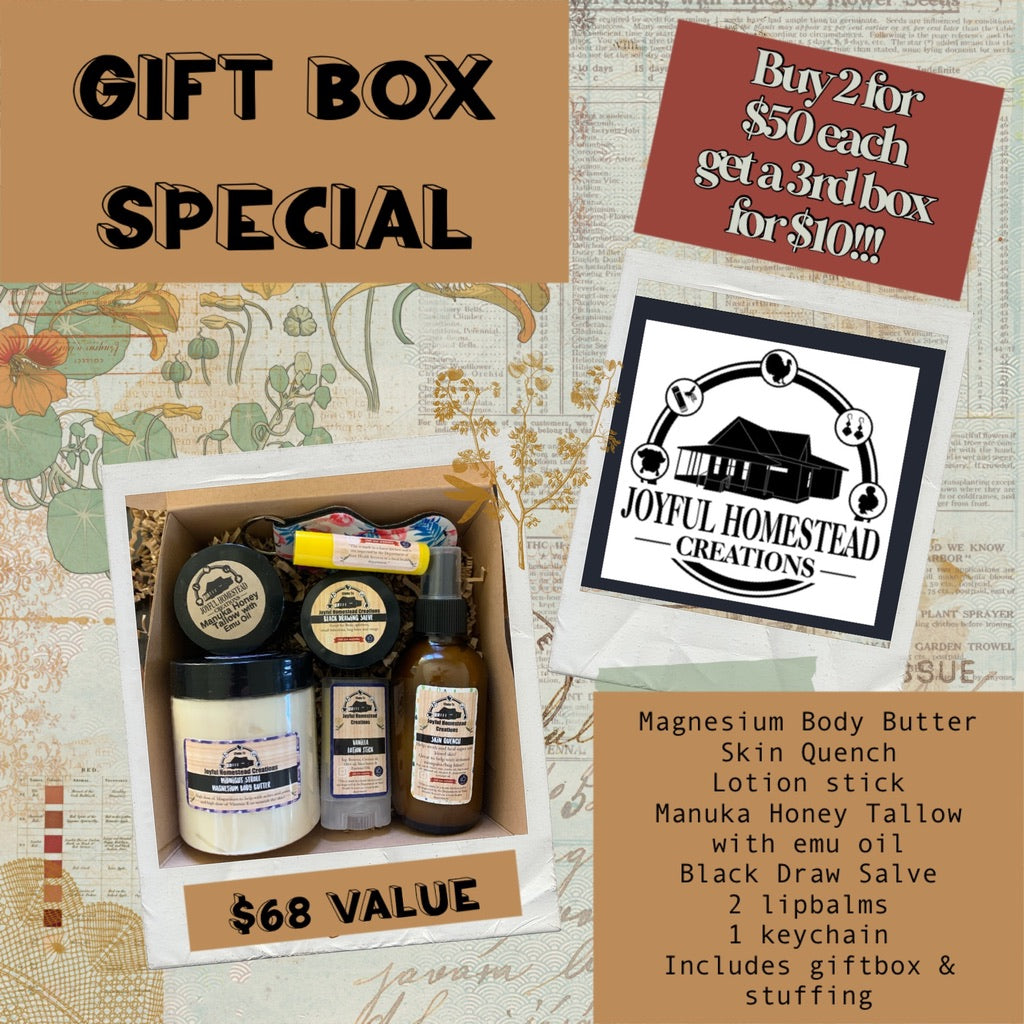 Natural Gift Box Special!! Buy 2 get the 3rd for $10 Message me to customize!!!